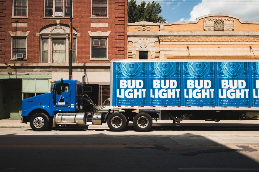 Bud Light truck