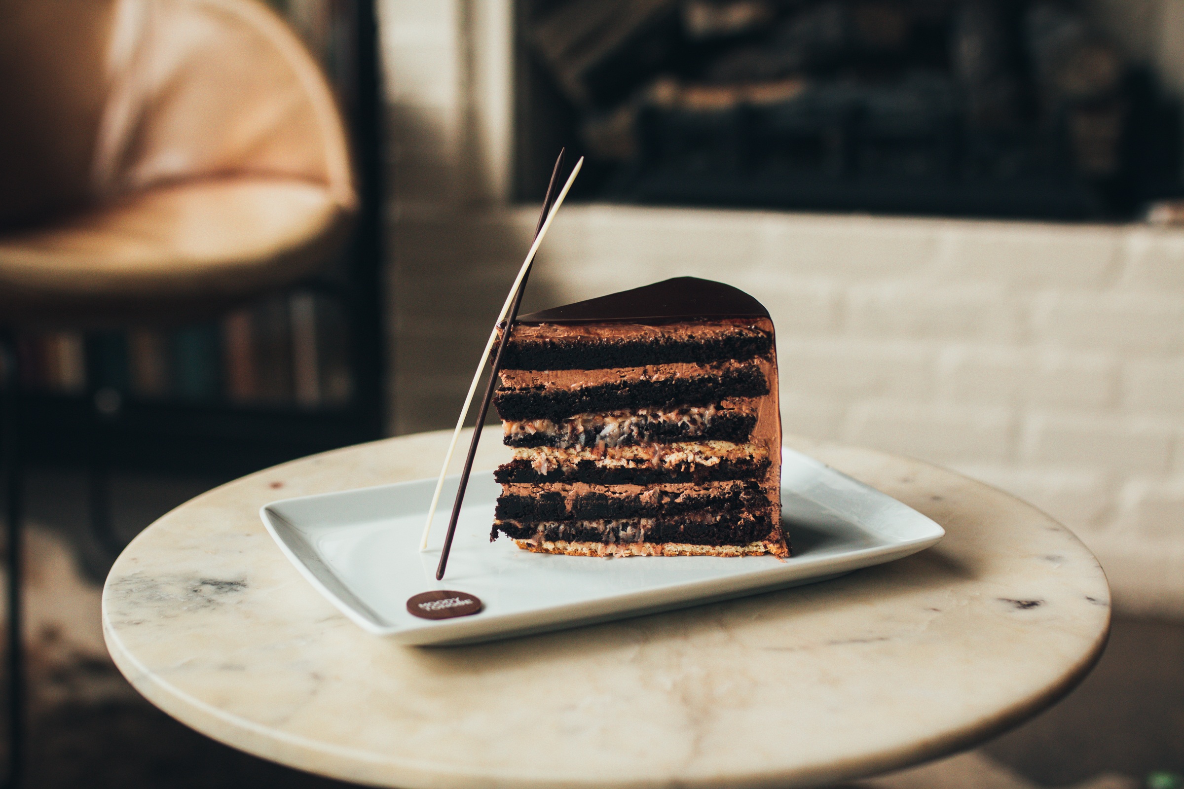 Moody Tongue 12 Layer German Chocolate Cake