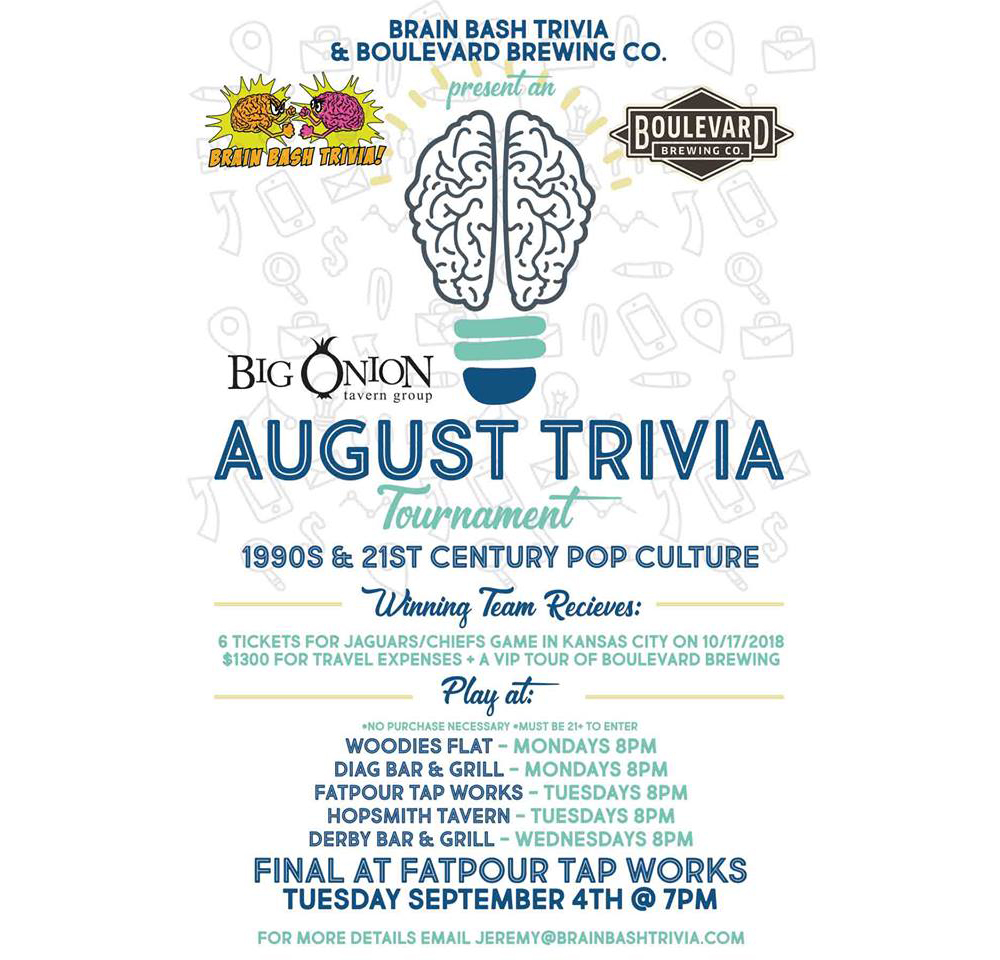 Boulevard Brain Bash Trivia