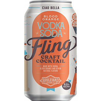 Fling Blood Orange Vodka Soda