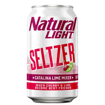 Natural Light Seltzer Catalina Lime Mixer