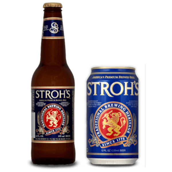 Stroh's beer