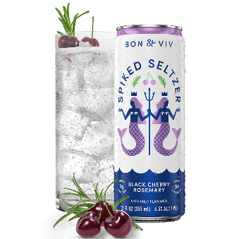 Bon & Viv Spiked Seltzer Black Cherry