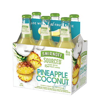 Smirnoff Sourced Pineapple Coconut